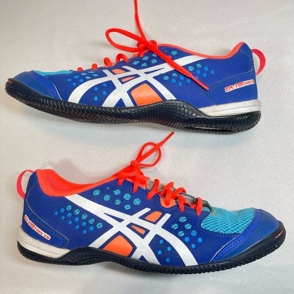 ASICS GEL-Fortius Women’s TR Training Shoes Size 8.5 Blue Orange Running Workout - Picture 7 of 10